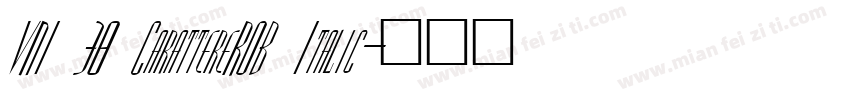 VNI 38 CarattereROB Italic字体转换
